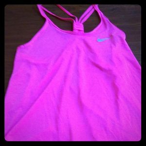 Nike hot pink tank